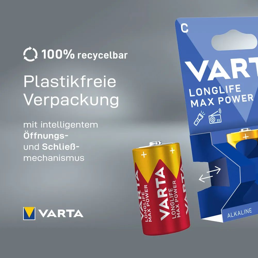 VARTA LONGLIFE Max Power C Blister 2