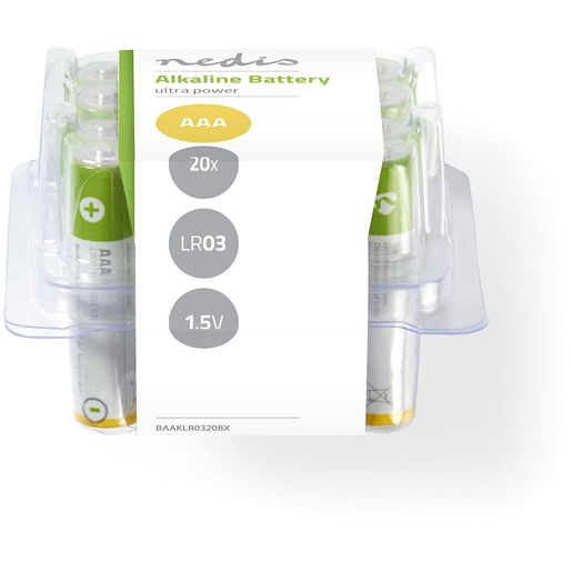 Nedis ALKALI-BATTERIE AAA 1,5V / NEDIS BAAKLR0320BX/20BOX BAAKLR0320BX