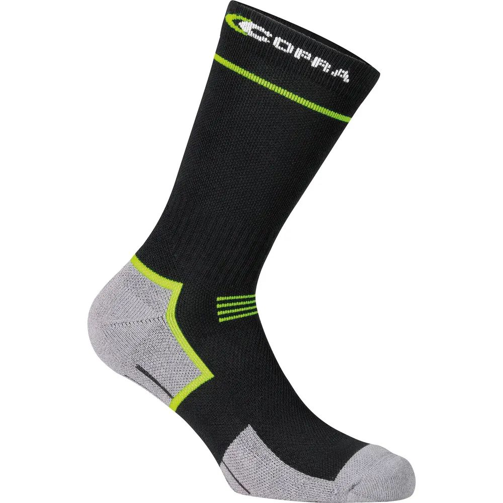 COFRA Socken Sommer schwarz/grau/neongrün 45-47 / L