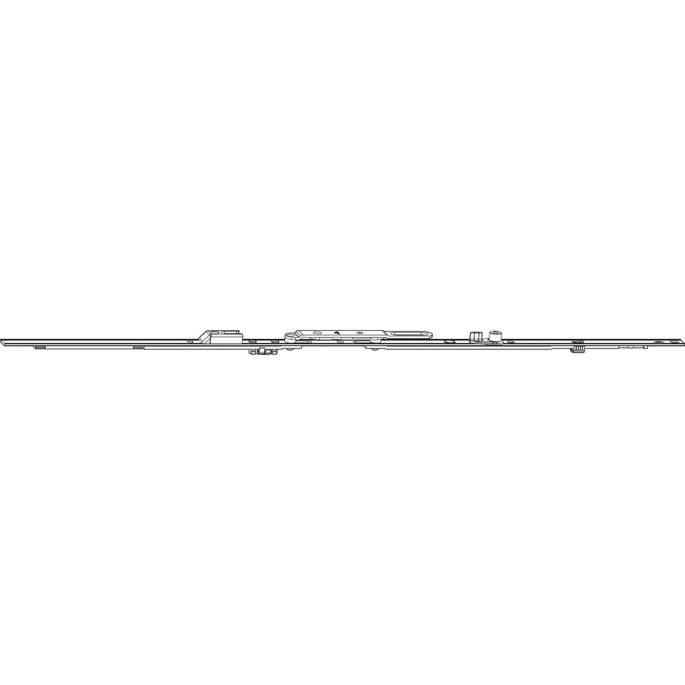 ROTO NT/NX Stulpflügelgetriebe KSR Standard konstant L= 690 mm silber