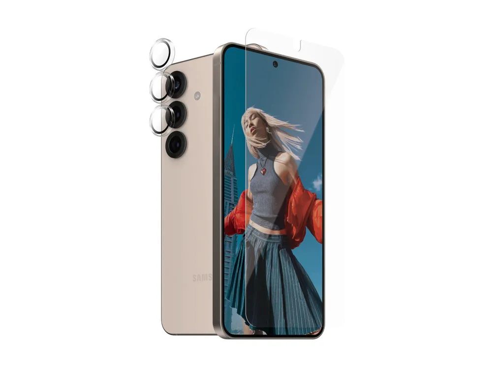 PanzerGlass 2-in-1 Bundle - Schutzkit Display/Objektiv für Handy
