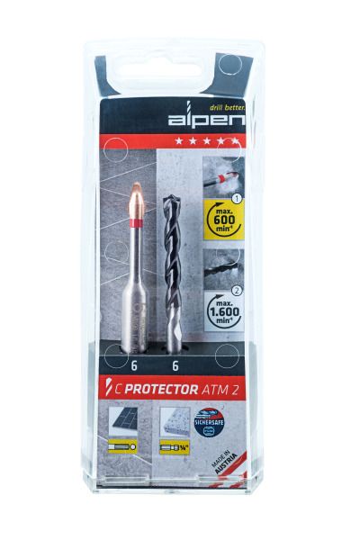 Bohrer Set C PROTECTOR-Beton Ø 6 2tlg