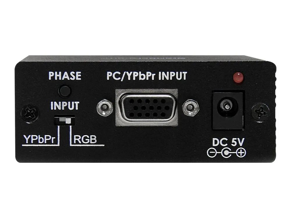 StarTech.com Composite / VGA und Audio auf HDMI Konverter - YPbPr zu HDMI - 1920x1200 1080p - 1x VGA (Buchse)