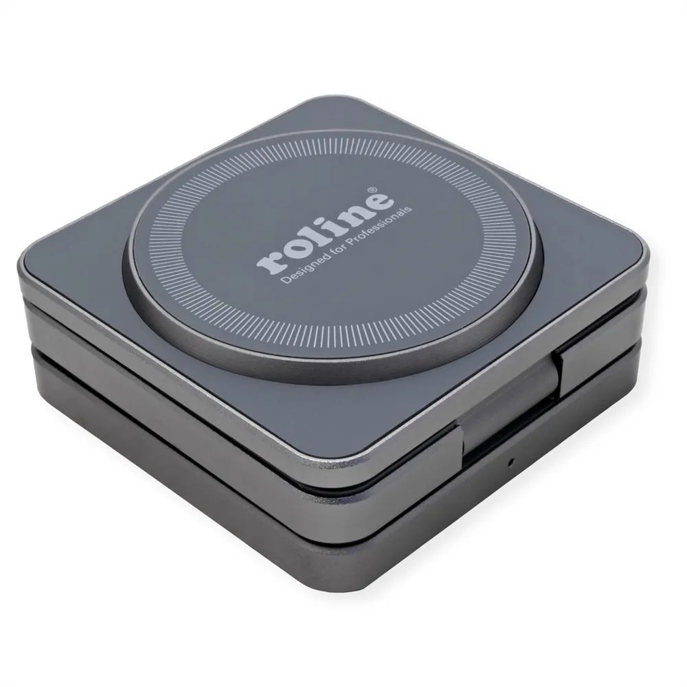 ROLINE 3-in-1 Induktions-Ladestation, faltbar, für Samsung