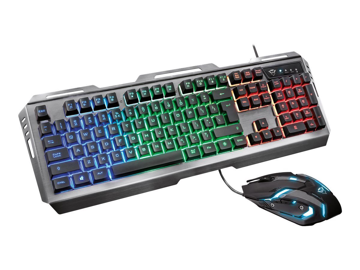 Trust GXT 845 Tural Gaming Combo - Tastatur-und-Maus-Set