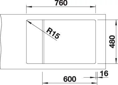BLANCO ELON XL 6 S weiß