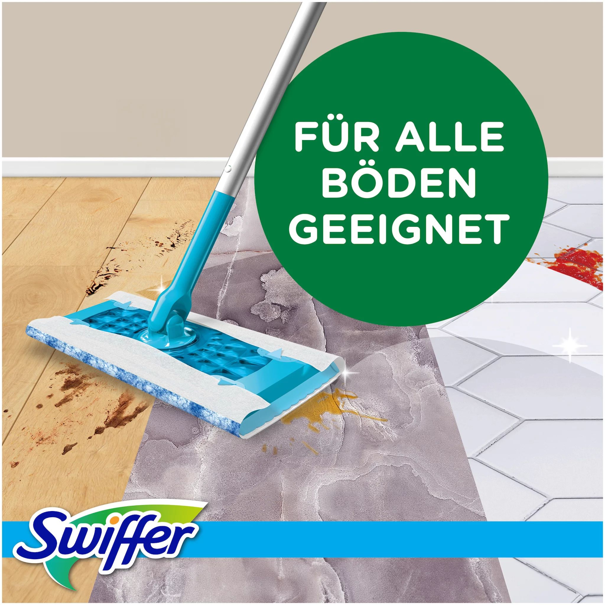 Swiffer Wet Wischtücher Nachfüllpack, 48er Citrus Fresh