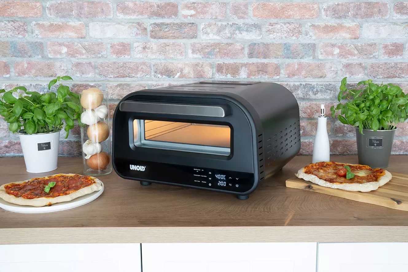 Unold 68815 Pizzaofen Don Luigi, Schwarz