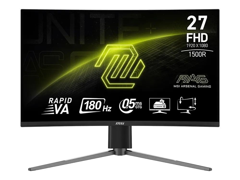 MSI MAG 27C6PF - LCD-Monitor - Gaming - gebogen - 68.6 cm (27")