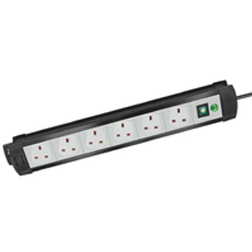Brennenstuhl Steckdosenleiste Premium-Line 6x UK - Steckdosenleiste
