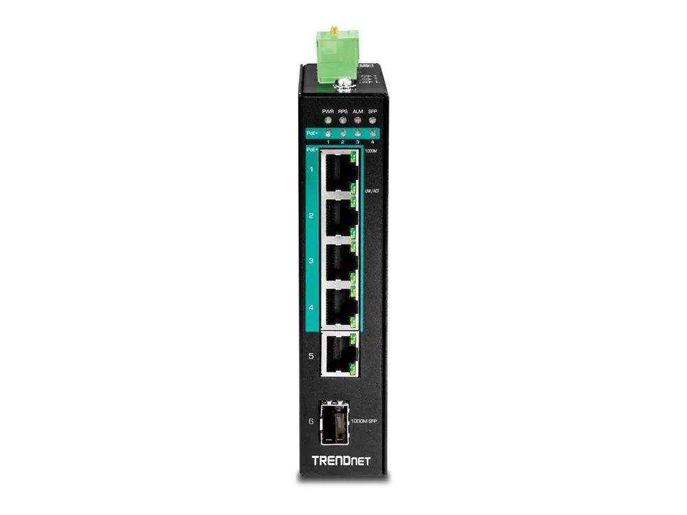TRENDnet TI-PG541I - Switch - managed - 4 x 10/100/1000 (PoE+)