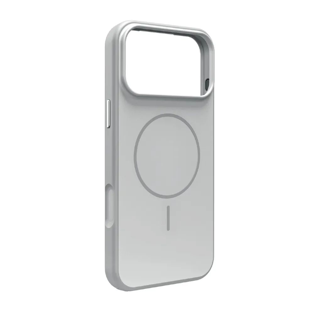 PURO BLEND MAG MagSafe kompatibles Cover für iPhone 18 PRO MAX, silber