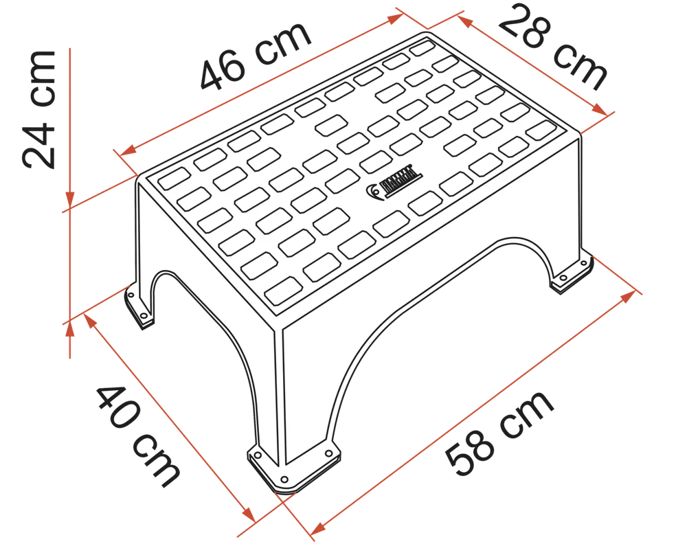 Fiamma Einstiegstufe STEP MAGNUM