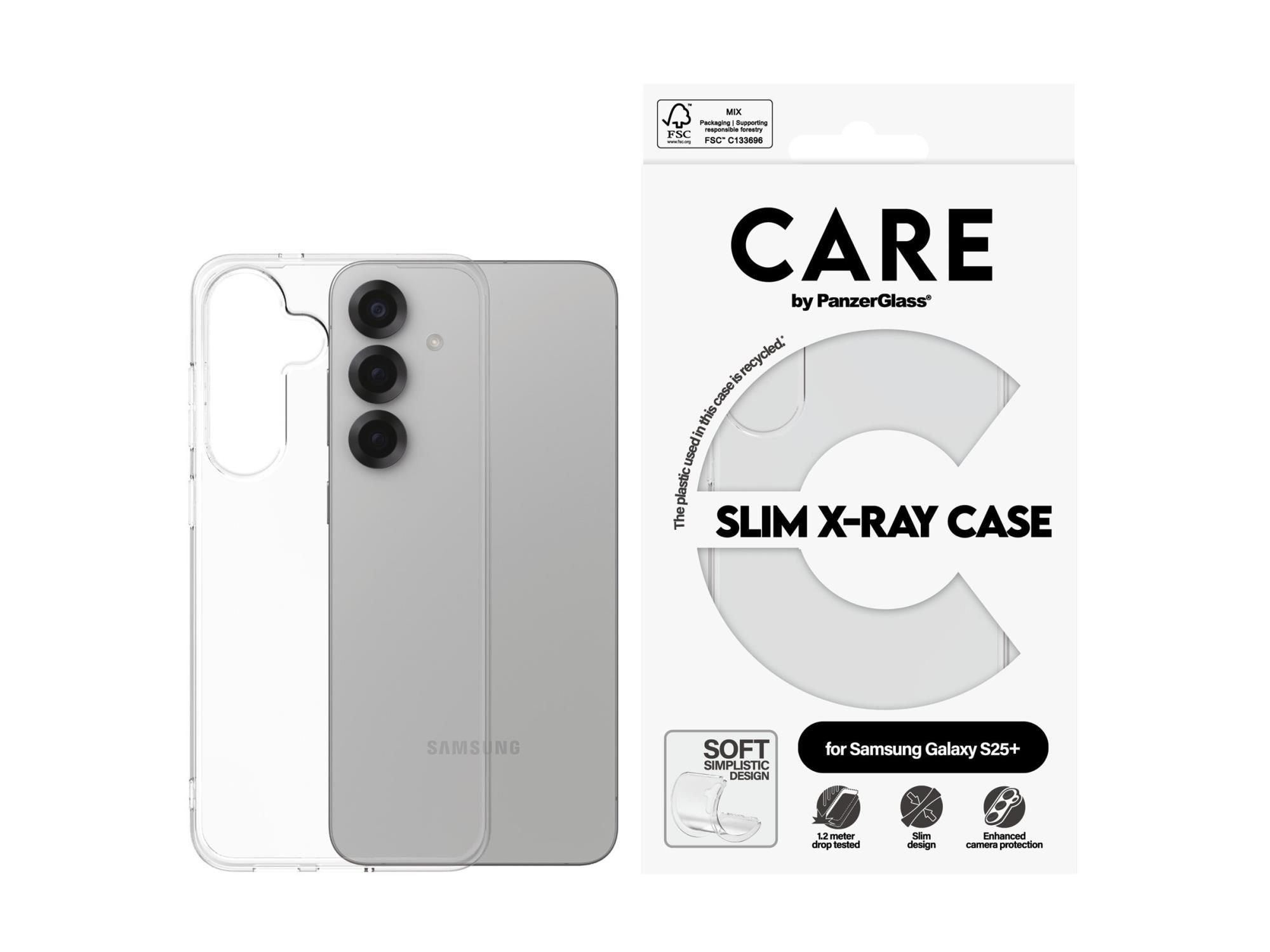 PanzerGlass CARE by PanzerGlass X-Ray - Hintere Abdeckung für Mobiltelefon - weicher Grund - Thermoplastisches Polyurethan (TPU)