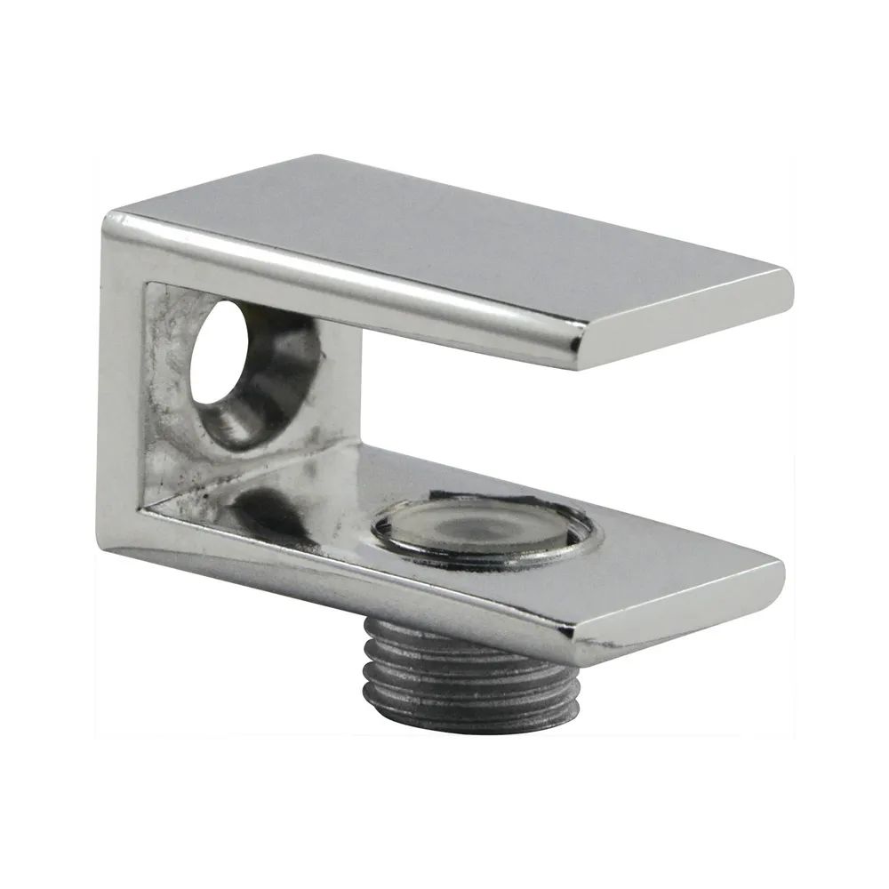 FONSEGRIVE Glastablar-Klemmträger Perugia, Glas 6-10mm, Zamak verchromt poliert