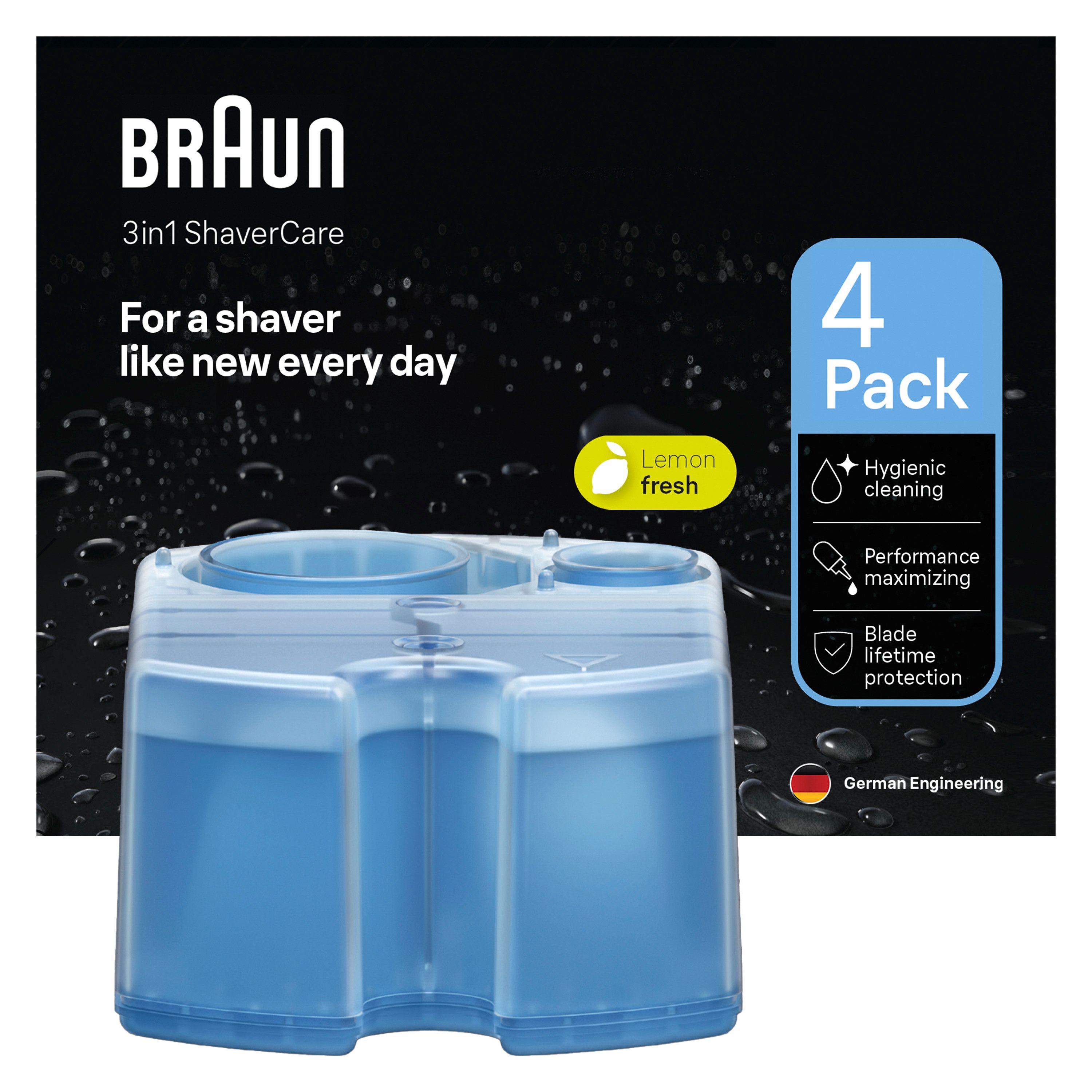 Braun CCR4, 4er-Pack Nachfüllkartuschen