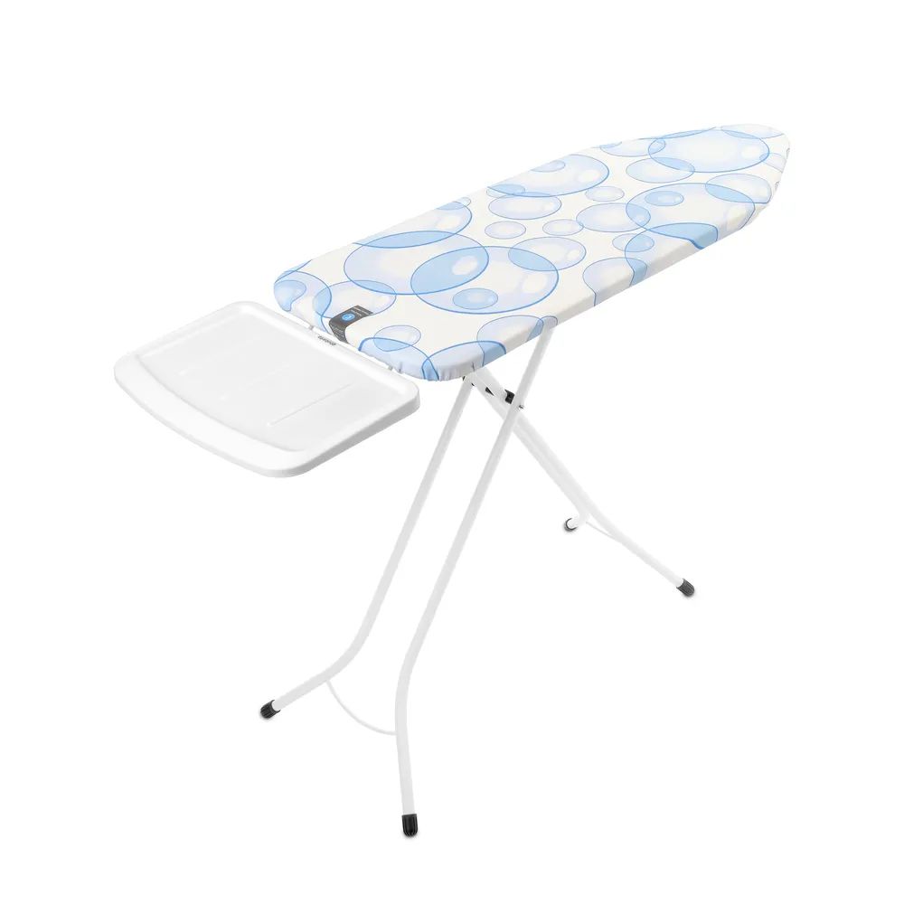 Brabantia Bügeltisch C, 124x45cm, Dst-Ablage Solid - Bubbles