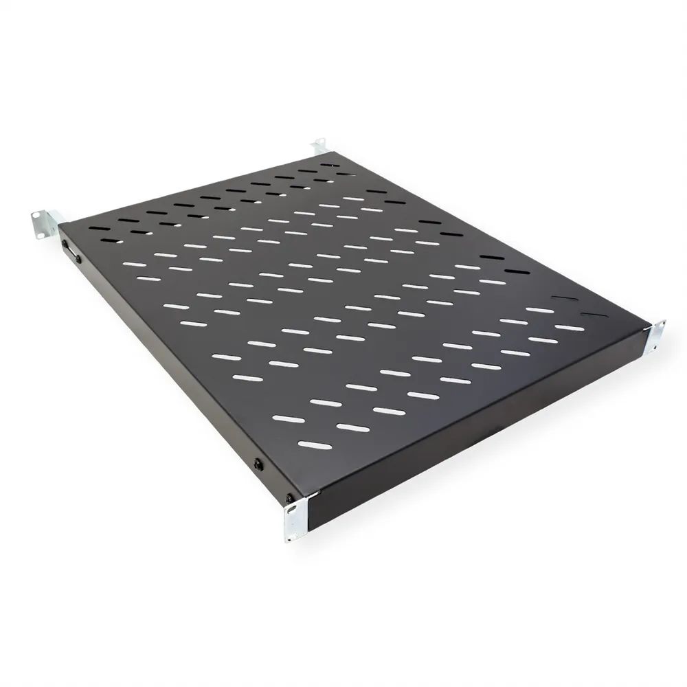 VALUE 19-Zoll-Fachboden 1HE tiefenvariabel, 440 x 568 mm, 50kg Traglast