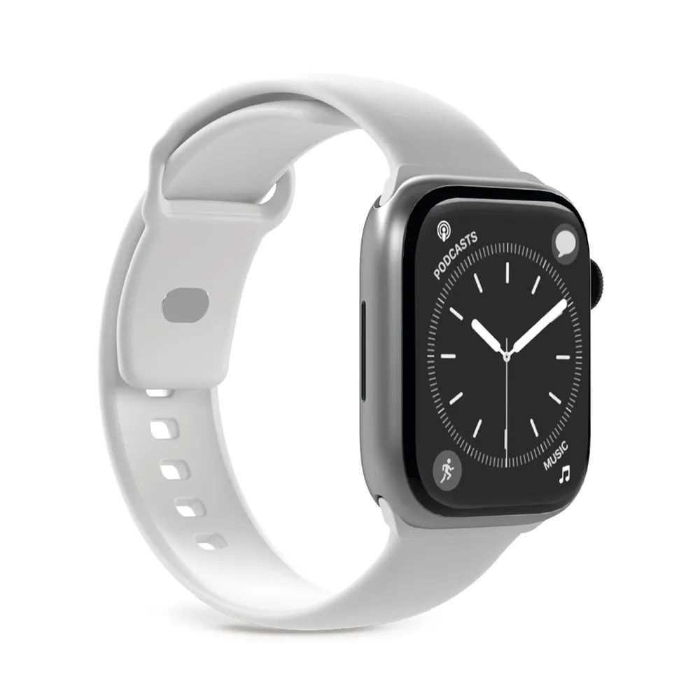 PURO ICON Band für Apple Watch 38/40/41mm, weiss
