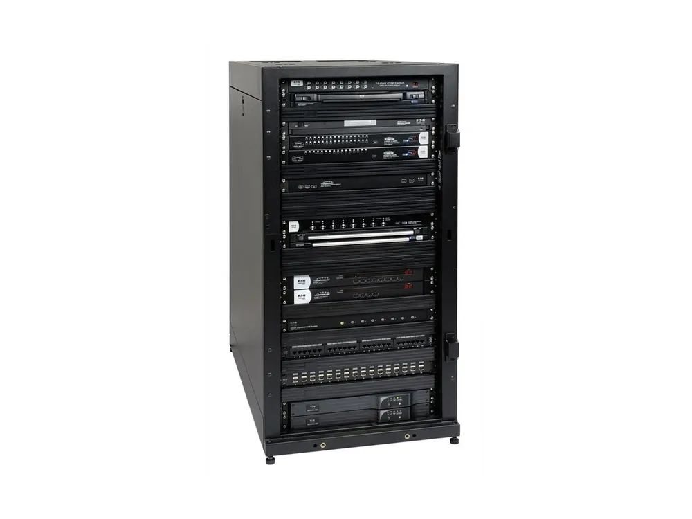 Tripp Eaton Tripp Lite Series 25U Rack Enclosure Server Cabinet w Doors & Sides -Special Price - Schrank Netzwerkschrank - Schwarz - 25U - 48.3 cm (19")