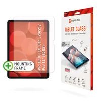 E.V.I. Displex Tablet Glass (9H) für Apple iPad 10,9" (10. Gen. - 2022)/11" (2025) - Eco-Montagerahmen L-Form - unzerbrechlich - Klare Bildschirmschutzfolie - 27,7 cm (10.9") - 9H - Glas - 20,4 g - 1 Stück(e)