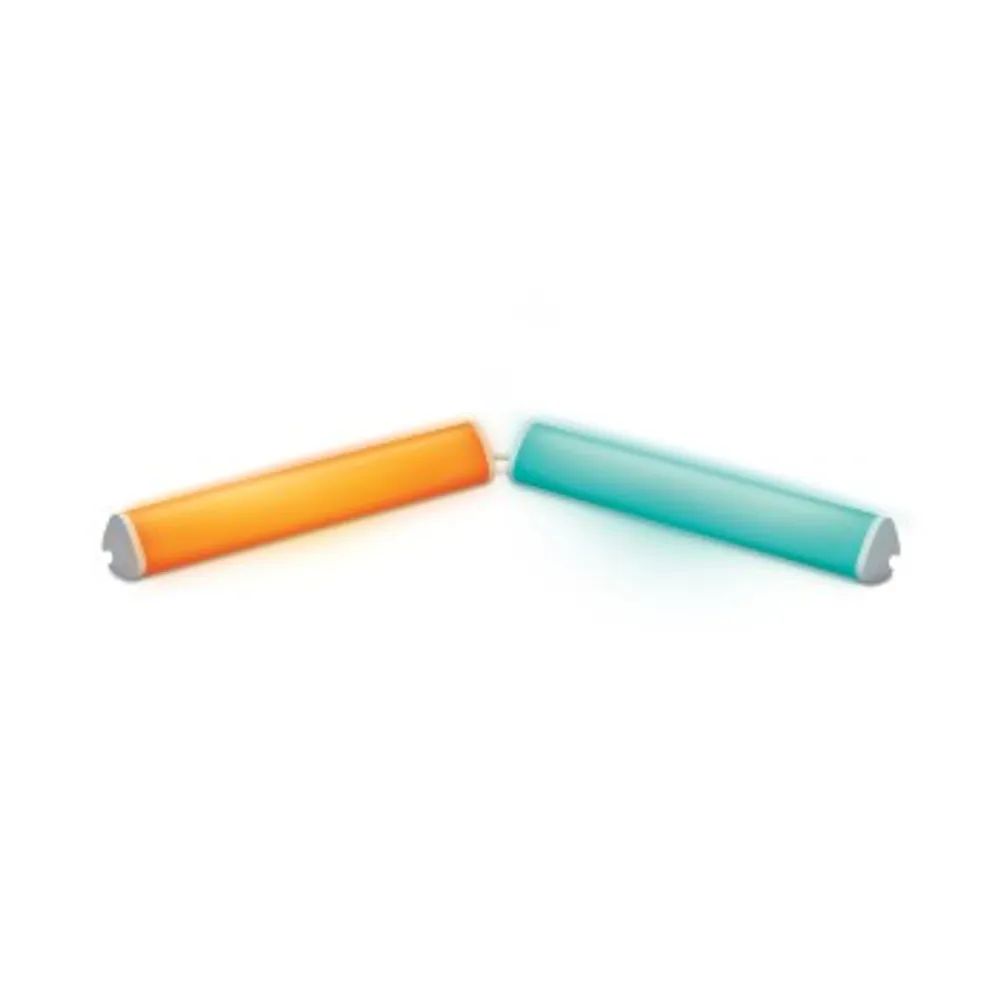 WiZ Smarte Tischleuchte "Bar Linear Light", Doppelpack, weiß