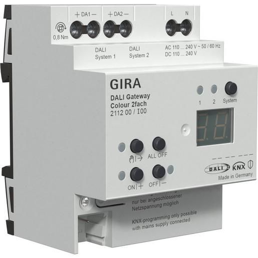 Gira DALI Gateway Colour 2f REG / GIRA 211200 Non-Design 211200