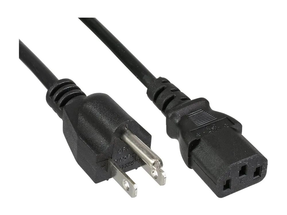 InLine Netzkabel - Netzstecker USA auf Kaltgerätestecker C13 - 5m