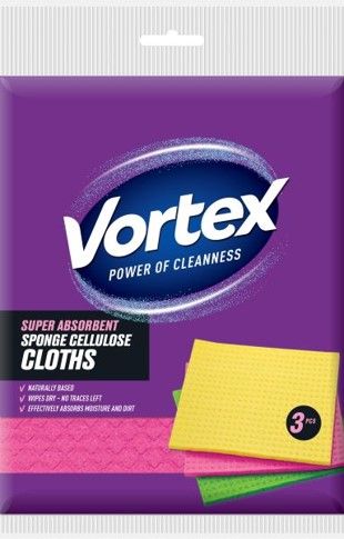 VORTEX Zellulosetücher 3 Stk