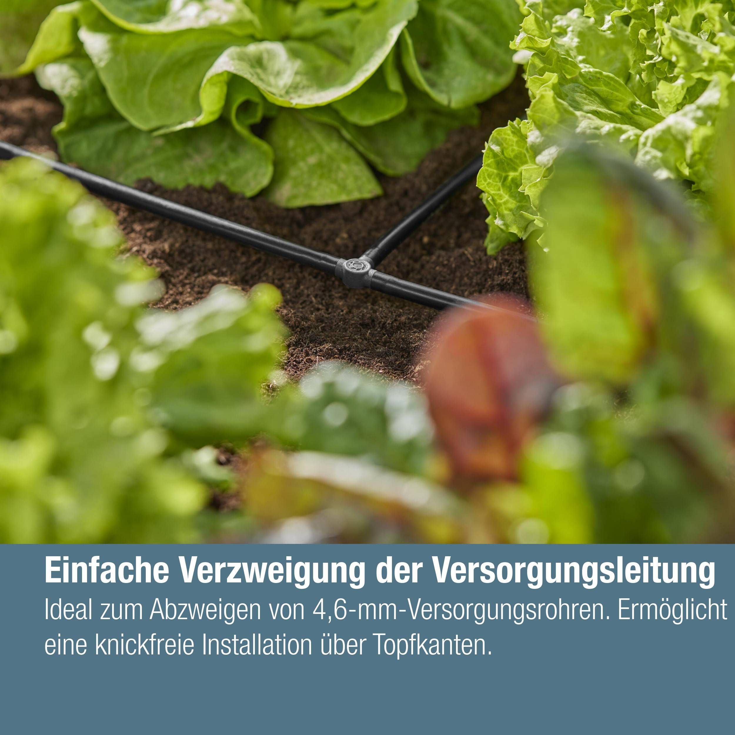Gardena Micro-Drip-System T-Stück 4,6 mm (3/16") - Inhalt: 10 Stück