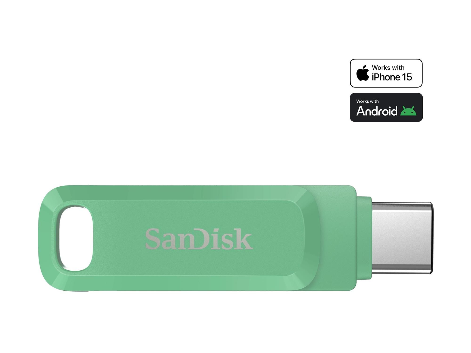 SanDisk Ultra Dual Drive Go 1TB, USB-C, 3.2 Gen 1, 400MB/s, Grün
