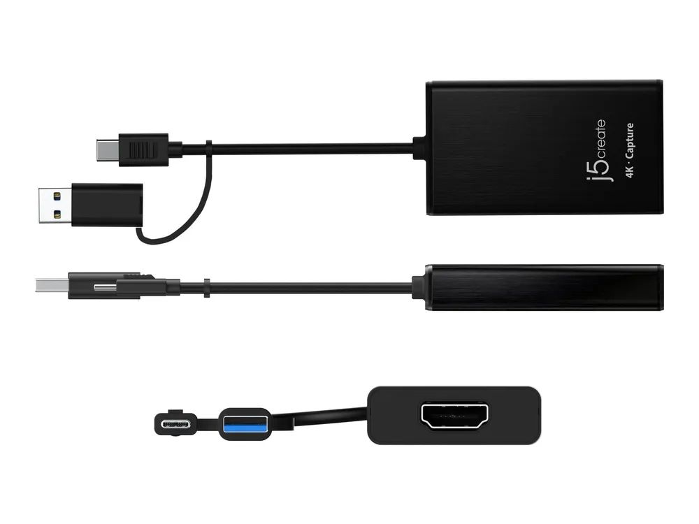 j5create JVA11 - Videoaufnahmeadapter - USB 3.2 Gen 1, USB-C 3.2 Gen 1