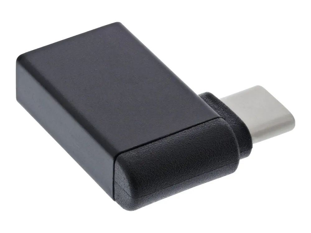 InLine USB 3.2 Gen.2 Adapter - USB-C Stecker an A Buchse 90° gewinkelt OTG