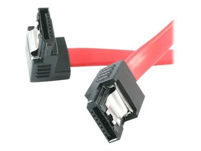 StarTech.com 12in Latching SATA to Right Angle SATA Serial ATA Cable (LSATA12RA1)