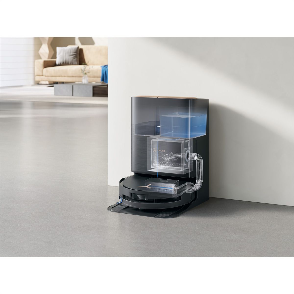 Ecovacs Saugroboter DEEBOT X9 PRO OMNI, schwarz