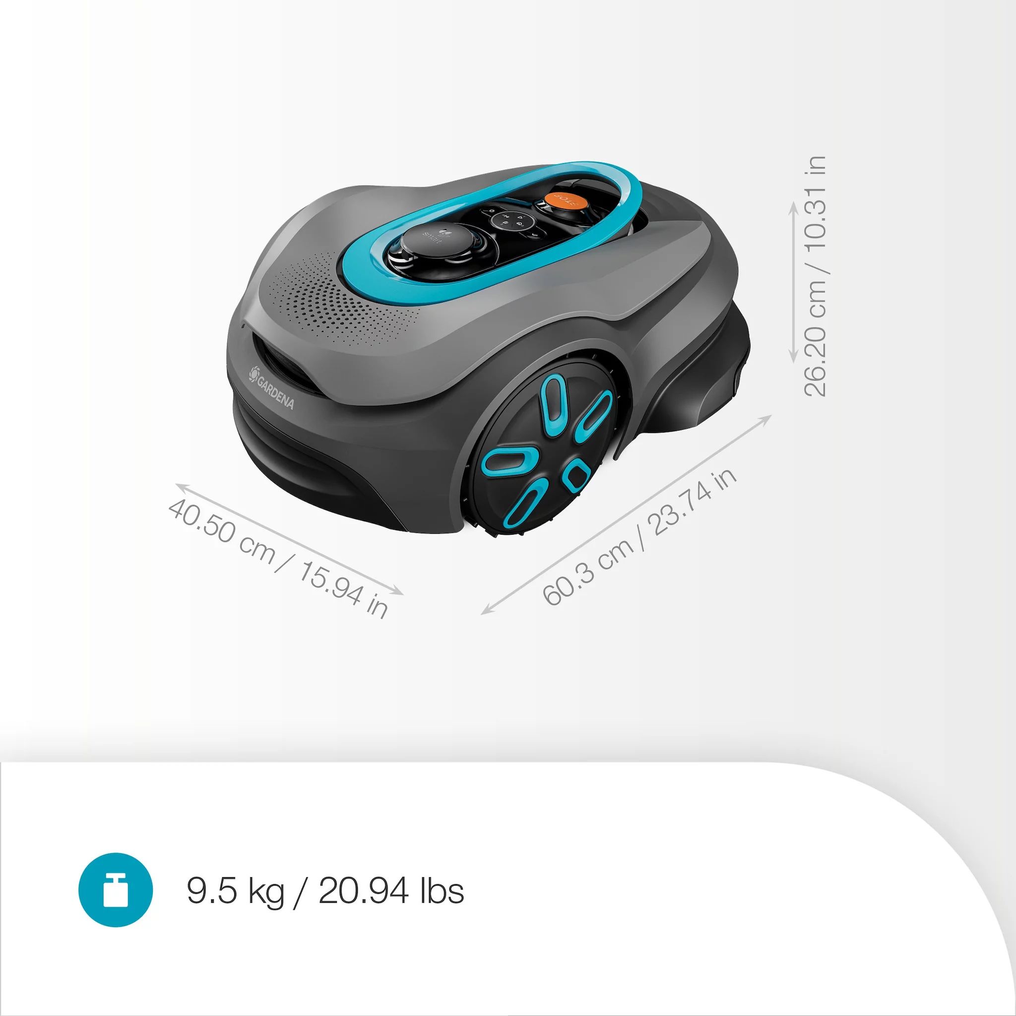 Gardena Mähroboter smart SILENO sense 400m²