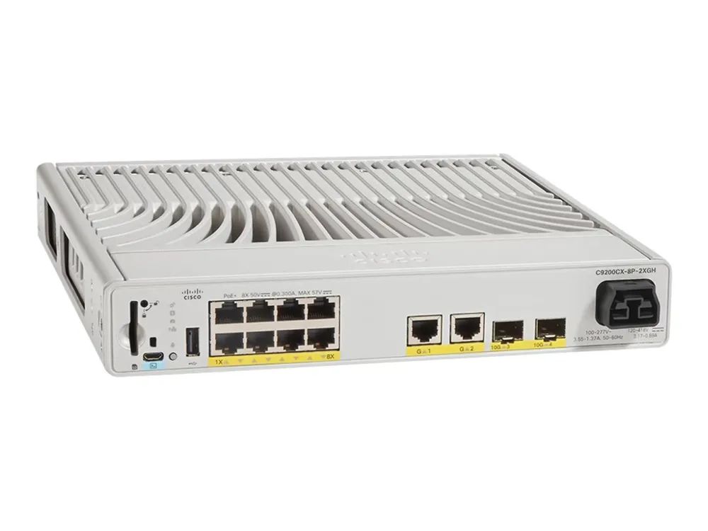 Cisco Catalyst 9200CX - Network Essentials - Switch - kompakt - L3 - managed - 8 x 10/100/1000 (PoE+)