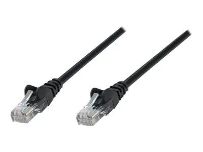 Intellinet Network Patch Cable, Cat6A, 20m, Black, Copper, S/FTP, LSOH / LSZH, PVC, RJ45, Gold Plated Contacts, Snagless, Booted, Polybag - Patch-Kabel - RJ-45 (M)