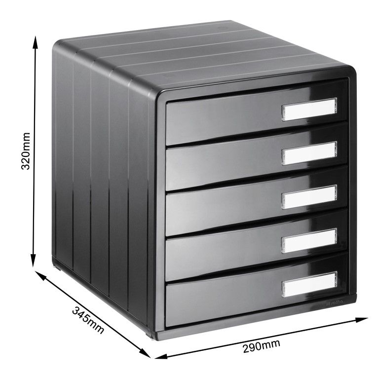 Rotho Bürobox 5 Schübe geschlossen TIMELESS