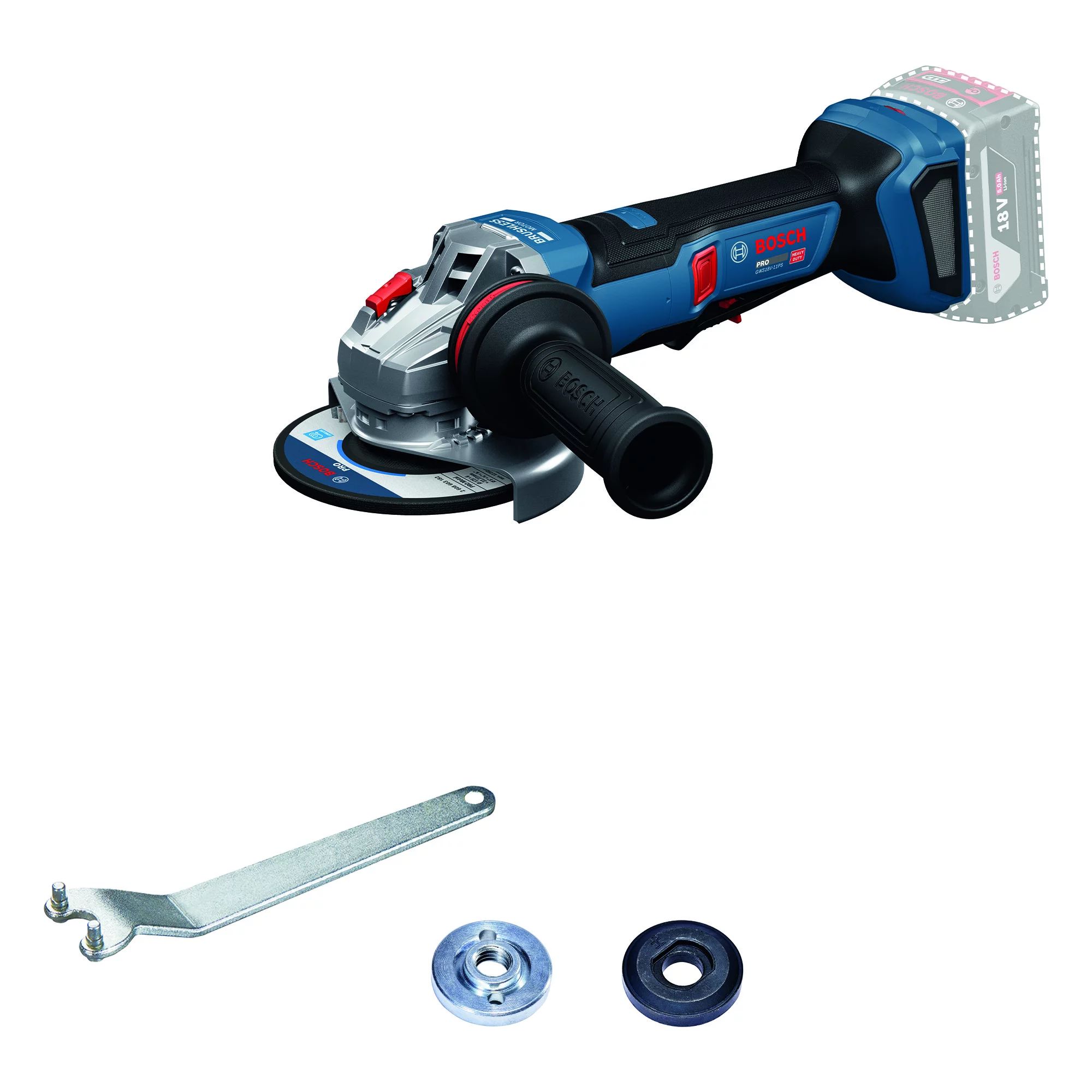 Bosch GWS18V-11PS Akku-Winkelschleifer solo