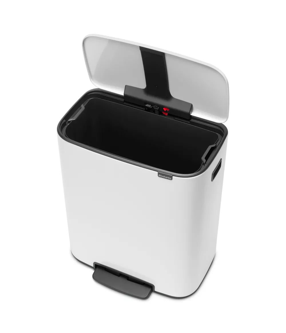 Brabantia Bo Treteimer, 60L - White