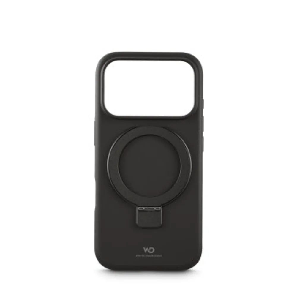 White Diamonds Cover "Mag Urban Stand Case" für Apple iPhone 17 Pro, Schwarz