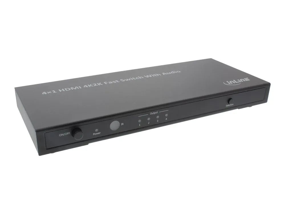 InLine HDMI 4K2K Switch - 4-fach - mit Audio