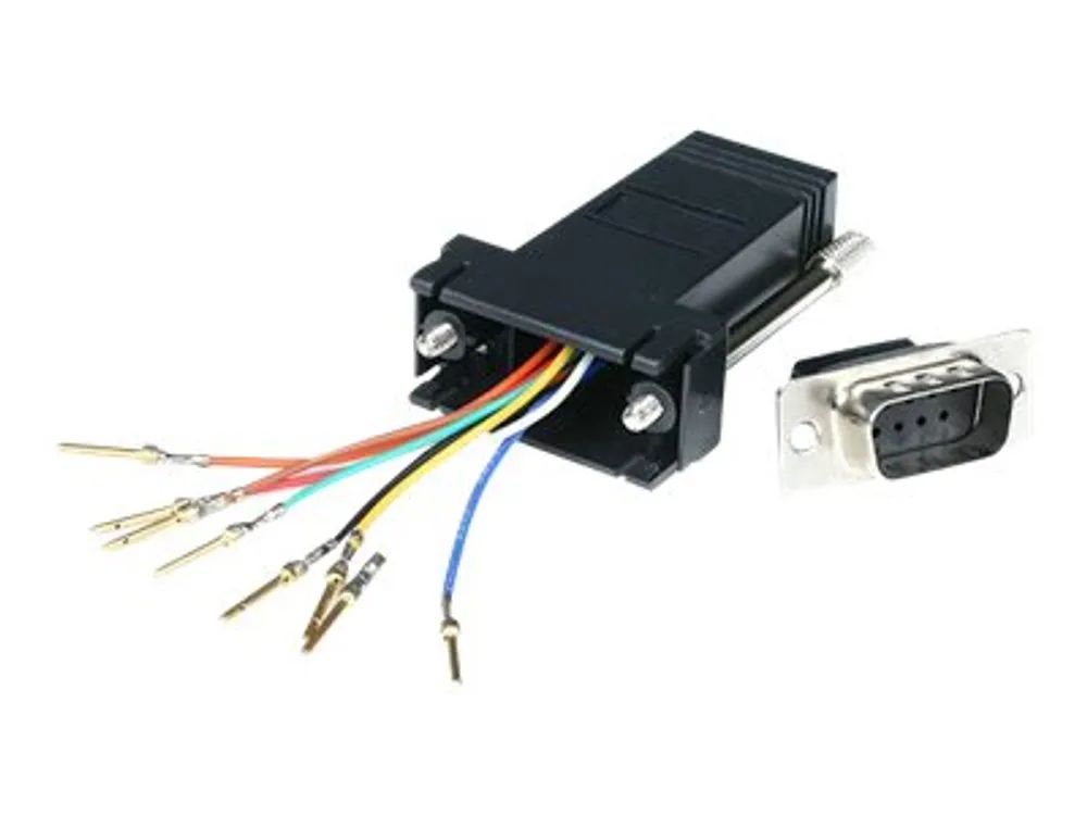 StarTech.com DB9 auf RJ45 Modular-Adapter - Stecker/Buchse - Seriell Adapter DB-9 / RJ-45 - St / Bu - Serieller Adapter - DB-9 (M)