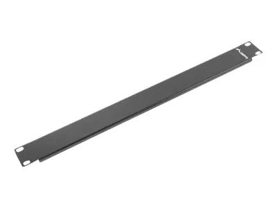 Lanberg Blindabdeckung - Schwarz, RAL 9004 - 1U - 48.3 cm (19")