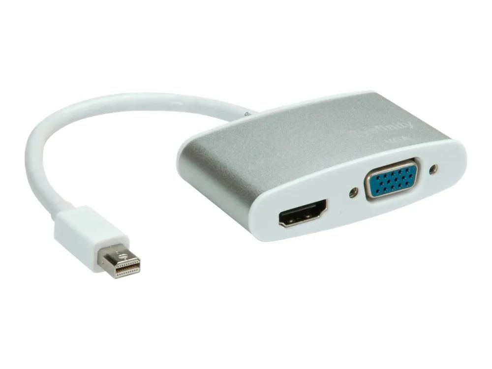 ROLINE Videokonverter - DisplayPort - HDMI, VGA