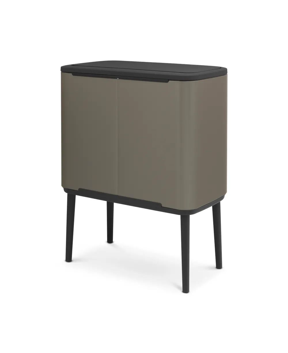 Brabantia Bo Touch Bin, 3 x 11 L - Platinum