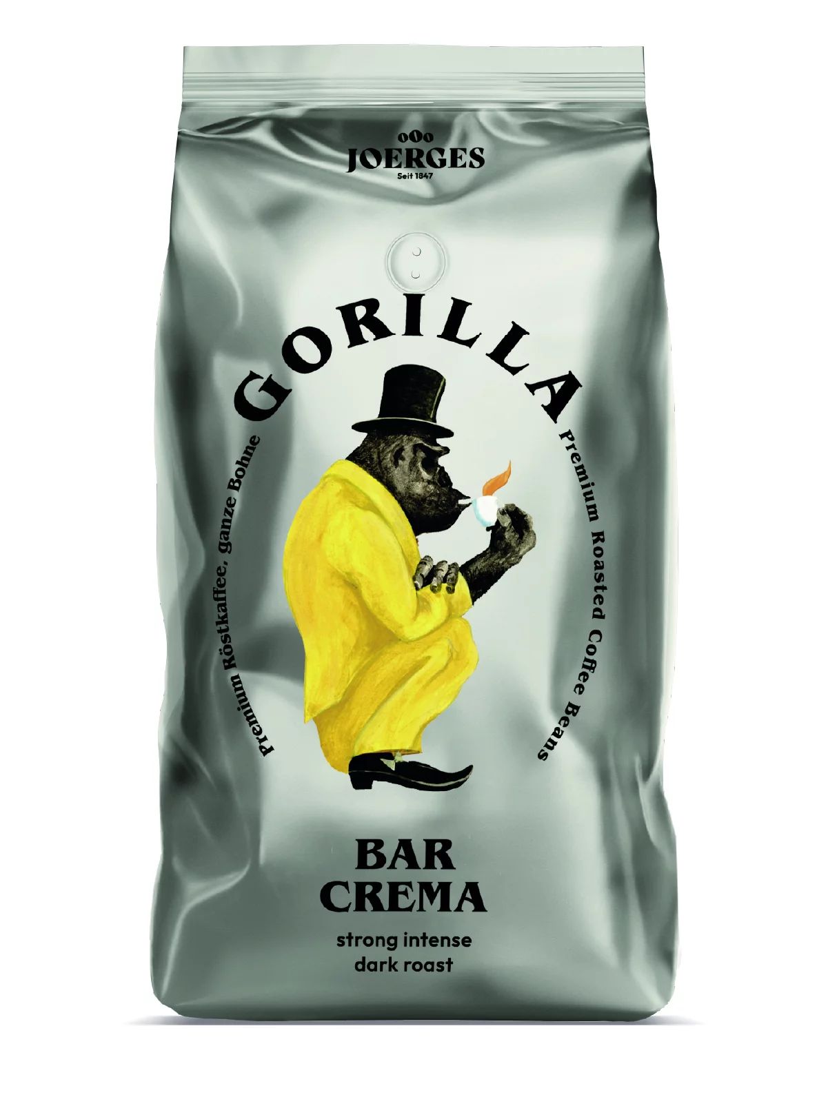 Joerges Kaffee Espresso Gorilla Bar Crema, 1kg