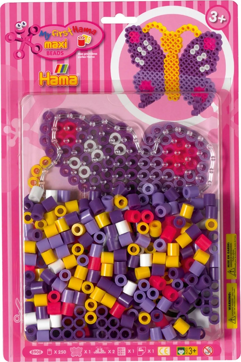 Malte Haaning Plastic A/S HAMA Maxi Bliste Schmetterling 250 Stück
