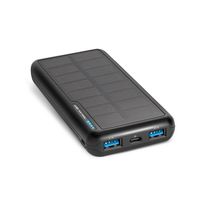 SBS Solar Powerbank USB/USB-C 10.000 mAh schwarz